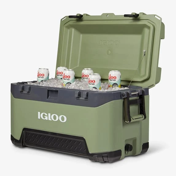 Igloo Coolers Igloo BMX 72 Qt Cooler Oil Green 00050555 3 Igloo Coolers Igloo BMX 72 Qt Cooler Oil Green 00050555 - Image 3