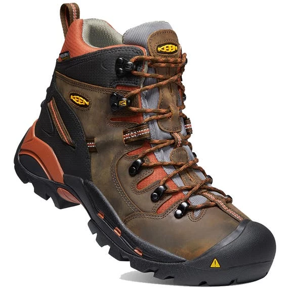 Keen Footwear Keen Men's Pittsburgh 6" Soft Toe Brown Waterproof Boots 1009709 2 Keen Footwear Keen Men's Pittsburgh 6" Soft Toe Brown Waterproof Boots 1009709 - Image 2