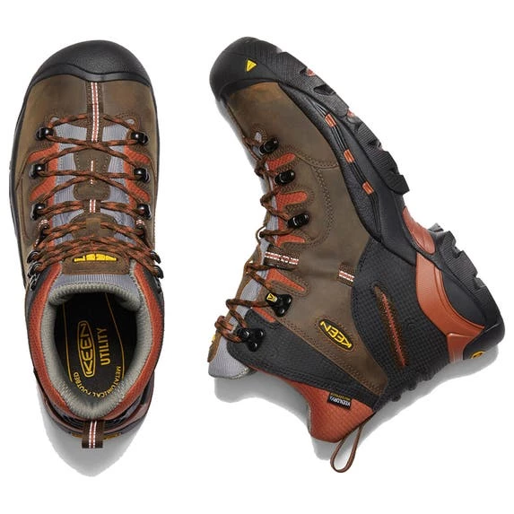 Keen Footwear Keen Men's Pittsburgh 6" Soft Toe Brown Waterproof Boots 1009709 4 Keen Footwear Keen Men's Pittsburgh 6" Soft Toe Brown Waterproof Boots 1009709 - Image 4