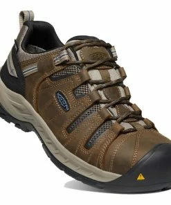 Keen Footwear Keen Men's Flint II Steel Toe Brown Waterproof Shoes 1023236 5 Keen Footwear Keen Men's Flint II Steel Toe Brown Waterproof Shoes 1023236 -PIP Safety-shop 1023236 2