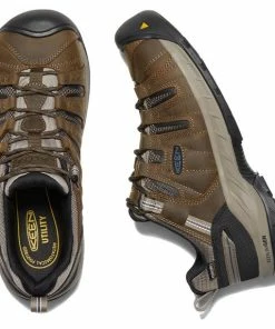Keen Footwear Keen Men's Flint II Steel Toe Brown Waterproof Shoes 1023236 7 Keen Footwear Keen Men's Flint II Steel Toe Brown Waterproof Shoes 1023236 -PIP Safety-shop 1023236 4