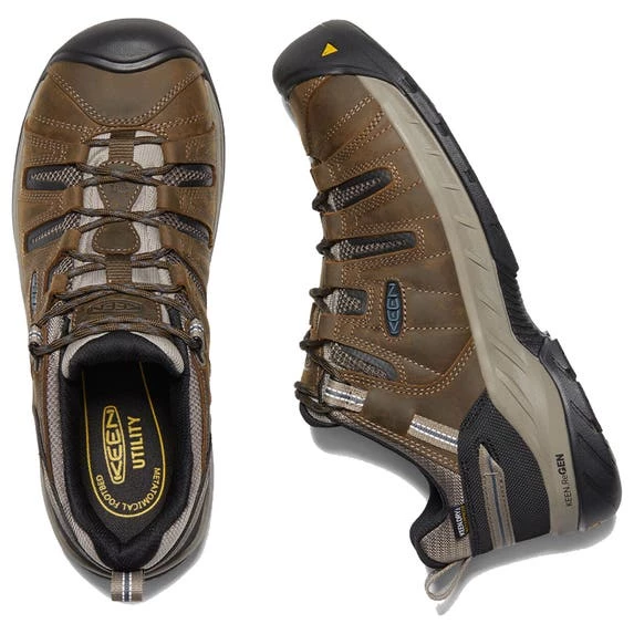 Keen Footwear Keen Men's Flint II Steel Toe Brown Waterproof Shoes 1023236 4 Keen Footwear Keen Men's Flint II Steel Toe Brown Waterproof Shoes 1023236 - Image 4