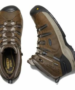Keen Footwear Men's Flint II 5" Steel Toe Brown Waterproof Boots 1023237 -PIP Safety-shop 1023237 4