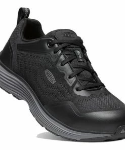 Keen Footwear Keen Men's Sparta 2 Aluminum Toe Black/Grey Shoes 1025564 5 Keen Footwear Keen Men's Sparta 2 Aluminum Toe Black/Grey Shoes 1025564 -PIP Safety-shop 1025564 2