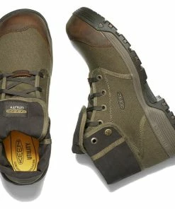 Keen Footwear Keen Men's Roswell Mid 8" Carbon Fiber Toe Military Olive/Black Olive Utility Boots 1026364 7 Keen Footwear Keen Men's Roswell Mid 8" Carbon Fiber Toe Military Olive/Black Olive Utility Boots 1026364 -PIP Safety-shop 1026364 4