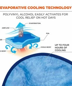 Ergodyne Work Gear Ergodyne Chill-Its 6715CT Evaporative Hard Hat Cooling Pad - PVA Blue 12597 5 Ergodyne Work Gear Ergodyne Chill-Its 6715CT Evaporative Hard Hat Cooling Pad - PVA Blue 12597 -PIP Safety-shop 12597 3 zvobaxmrf9qfiigc