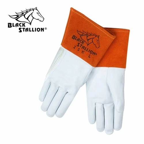Revco Black Stallion Premium Grain Kidskin TIG Welding Gloves W/ Long Cuff 25K-GR 1 Revco Black Stallion Premium Grain Kidskin TIG Welding Gloves W/ Long Cuff 25K-GR