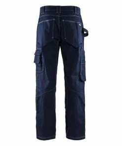 Alternative view of Blaklader Workwear Blaklader Navy Blue FR Pants Without Utility Pockets 167615508900