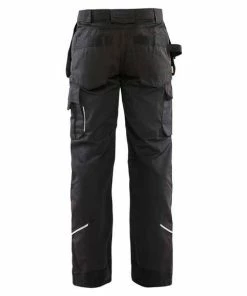 Alternative view of Blaklader Workwear Blaklader Black RipStop Pants With Nail Pockets 169113309900