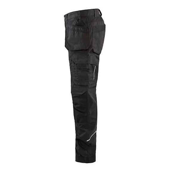 Blaklader Workwear Blaklader Black RipStop Pants With Nail Pockets 169113309900 3 Blaklader Workwear Blaklader Black RipStop Pants With Nail Pockets 169113309900 - Image 3