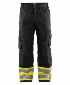 Blaklader Workwear Blaklader Black/Yellow Hi-Vis RipStop Pants 169713309933