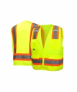 Pyramex Safety Pyramex Class 2 Hi-Vis Safety Vest Solid 8 Pocket Zipper RVZ2410 11 Pyramex Safety Pyramex Class 2 Hi-Vis Safety Vest Solid 8 Pocket Zipper RVZ2410 -PIP Safety-shop 17097 2 davkuly8al1cvpji