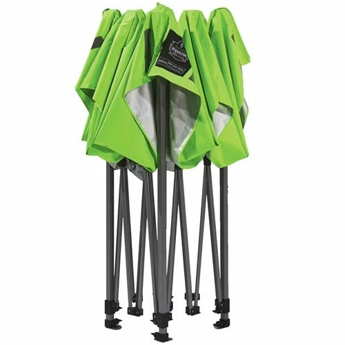 Ergodyne Work Gear Ergodyne SHAX 6000 Heavy-Duty 10'x10' Pop-Up Tent High-Vis Lime 12900 2 Ergodyne Work Gear Ergodyne SHAX 6000 Heavy-Duty 10'x10' Pop-Up Tent High-Vis Lime 12900 - Image 2