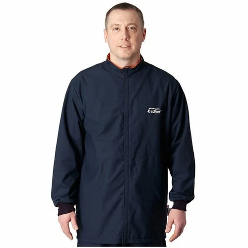 PIP Safety / West Chester PIP AR/FR Navy Blue Ultralight Jacket - 40 CAL/CM2 9100-524ULT Large PIP9100-524ULT/ 4 PIP Safety / West Chester PIP AR/FR Navy Blue Ultralight Jacket - 40 CAL/CM2 9100-524ULT Large PIP9100-524ULT/ - Image 4
