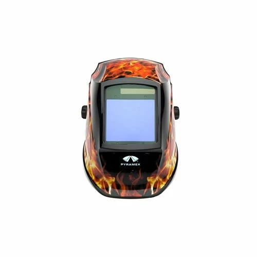 Pyramex Safety Pyramex Leadhead Flame Decorated Auto Darkening Welding Helmet WHAM3030FL 2 Pyramex Safety Pyramex Leadhead Flame Decorated Auto Darkening Welding Helmet WHAM3030FL - Image 2