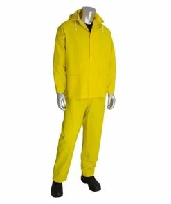 PIP Falcon Base 35 Jacket & Bibs 3-Piece Yellow Rainsuit .35MM PIP201-350