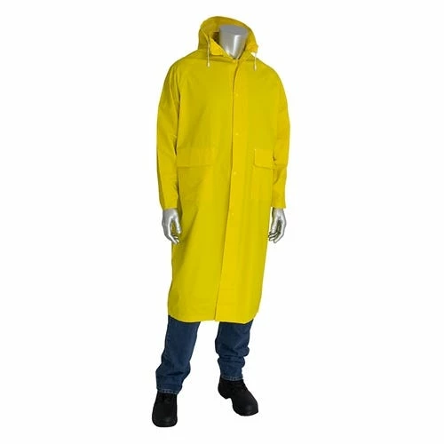 PIP Safety / West Chester PIP Falcon Base 35 Two-Piece 48 Yellow Raincoat .35MM 201-300" PIP201-300 2 PIP Safety / West Chester PIP Falcon Base 35 Two-Piece 48 Yellow Raincoat .35MM 201-300" PIP201-300 - Image 2