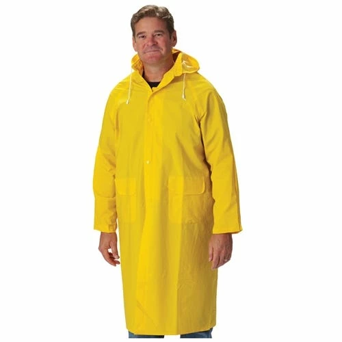 PIP Safety / West Chester PIP Falcon Base 35 Two-Piece 48 Yellow Raincoat .35MM 201-300" PIP201-300 3 PIP Safety / West Chester PIP Falcon Base 35 Two-Piece 48 Yellow Raincoat .35MM 201-300" PIP201-300 - Image 3