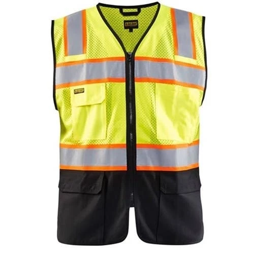 Blaklader Workwear Blaklader Kangaroo Mesh Utility Work Vest Cargo Pockets Class 2 Hi-Vis 313010543399 4 Blaklader Workwear Blaklader Kangaroo Mesh Utility Work Vest Cargo Pockets Class 2 Hi-Vis 313010543399 - Image 4