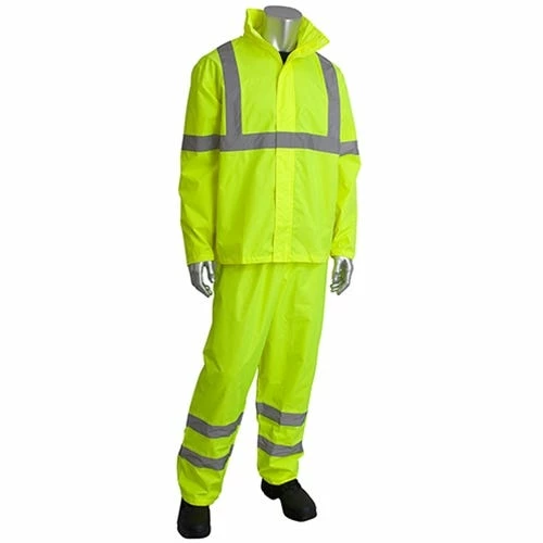 PIP Safety / West Chester PIP Falcon VIZ ANSI Type R Class 3 Two-Piece Rain Suit Set 353-1000LY 1 PIP Safety / West Chester PIP Falcon VIZ ANSI Type R Class 3 Two-Piece Rain Suit Set 353-1000LY