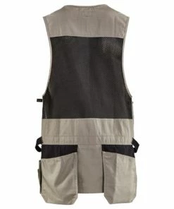 Alternative view of Blaklader Workwear Blaklader Rip-Stop Kangaroo Mesh Vest Cargo Pockets Stone 311513302700