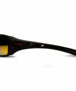 Pyramex Safety Pyramex Velar Safety Glasses W/ Orange Mirror Lens Black And Red Frame SBRF10445D -PIP Safety-shop 21066 2 wtdb6jhohajlzlqq