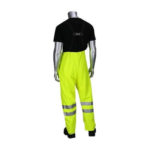 PIP Safety / West Chester PIP VizAR ARC / FR ANSI Type R Class E Heavy Duty Waterproof Breathable Bib 355-2501AR Medium PIP355-2501AR-LY 4 PIP Safety / West Chester PIP VizAR ARC / FR ANSI Type R Class E Heavy Duty Waterproof Breathable Bib 355-2501AR Medium PIP355-2501AR-LY - Image 4