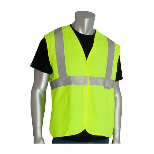 PIP ANSI Type R Class 2 (AR) Arc Rated (FR) Flame Resistant Solid Vest PIP305-2000 4 PIP ANSI Type R Class 2 (AR) Arc Rated (FR) Flame Resistant Solid Vest PIP305-2000 - Image 4