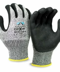Pyramex Safety Pyramex CorXcel Sandy Nitrile Gloves Cut Level A4 - 2X-Large (12 Pack) GL604C5