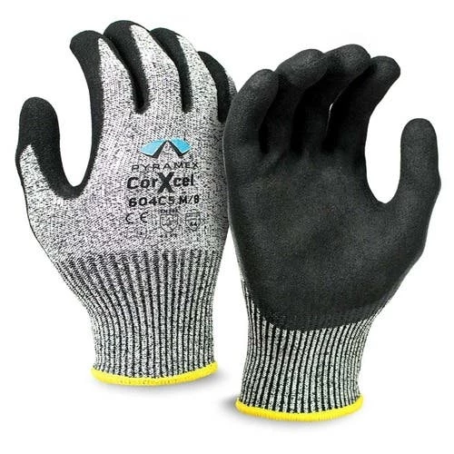 Pyramex Safety Pyramex CorXcel Sandy Nitrile Gloves Cut Level A4 - 2X-Large (12 Pack) GL604C5 1 Pyramex Safety Pyramex CorXcel Sandy Nitrile Gloves Cut Level A4 - 2X-Large (12 Pack) GL604C5