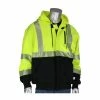 PIP Safety / West Chester PIP ANSI Type R Class 3 AR/FR Full Zip Hooded Sweatshirt With Black Bottom 385-1370FR Large PIP385-1370FR