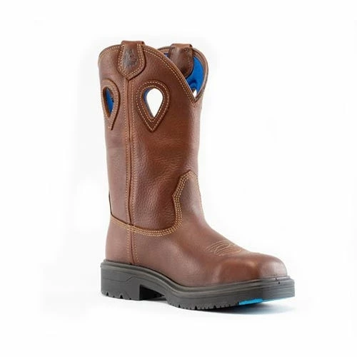 Steel Blue Work Boots Steel Blue Men's Blue Heeler Western Style Safety Boots W/ Steel Toe Cap - Wide Fit 813945W-OAK-GR 9 Steel Blue Work Boots Steel Blue Men's Blue Heeler Western Style Safety Boots W/ Steel Toe Cap - Wide Fit 813945W-OAK-GR - Image 9