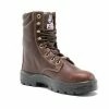 Steel Blue Work Boots Steel Blue Men's Portland Safety Boots W/ Steel Toe Cap - Wide Fit 812955W-OAK