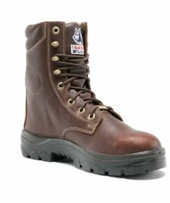 Steel Blue Work Boots Steel Blue Men's Portland Safety Boots W/ Steel Toe Cap - Medium Fit 812955M-OAK