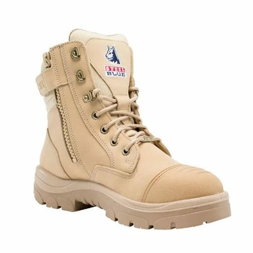 Steel Blue Work Boots Steel Blue Men's Southern Cross Zip Safety Boots W/ Steel Toe Cap - Wide Fit 812961W-SND 4 Steel Blue Work Boots Steel Blue Men's Southern Cross Zip Safety Boots W/ Steel Toe Cap - Wide Fit 812961W-SND - Image 4