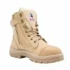 Steel Blue Work Boots Steel Blue Men's Southern Cross Zip Safety Boots W/ Steel Toe Cap - Wide Fit 812961W-SND