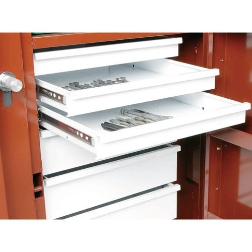 Jobox Storage & Safety Jobox Rolling Work Bench - 2 Drawers; 2 Shelves; 4 Casters 675990 3 Jobox Storage & Safety Jobox Rolling Work Bench - 2 Drawers; 2 Shelves; 4 Casters 675990 - Image 3