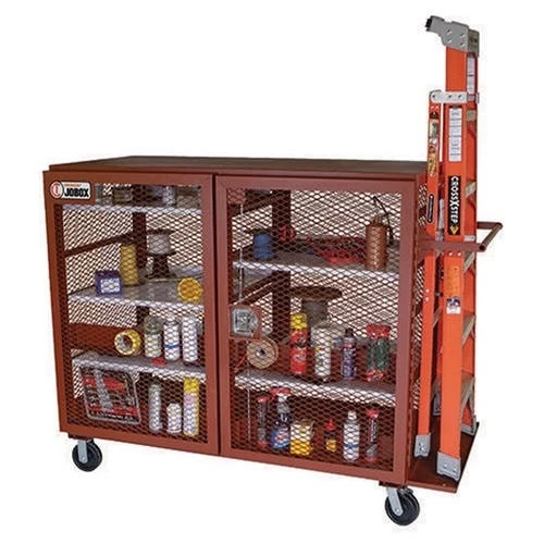 Jobox Storage & Safety Jobox 65 Mesh Cabinet Mobile Jobsite Storage 1-400990 2 Jobox Storage & Safety Jobox 65 Mesh Cabinet Mobile Jobsite Storage 1-400990 - Image 2