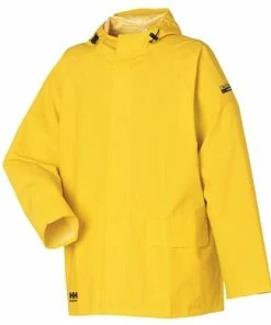 Helly Hansen Mandal Jacket Light Yellow PVC Coated Polyester Waterproof - 70129-310-OPT