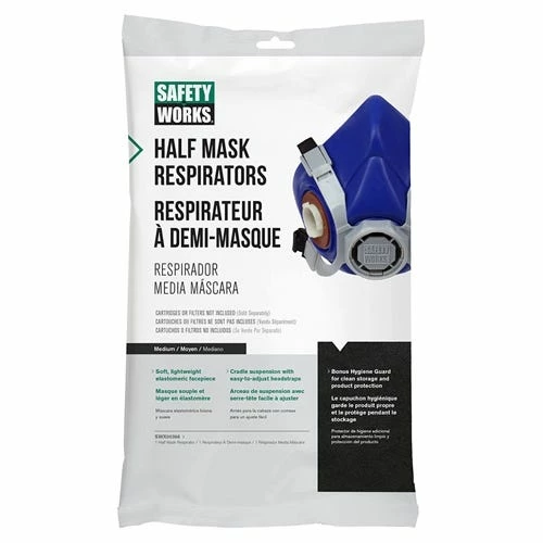 PIP Safety / West Chester PIP Half-Mask Respirator Thermo Plastic Elastomer PIPSWX0038 Medium PIPSWX0038 4 PIP Safety / West Chester PIP Half-Mask Respirator Thermo Plastic Elastomer PIPSWX0038 Medium PIPSWX0038 - Image 4