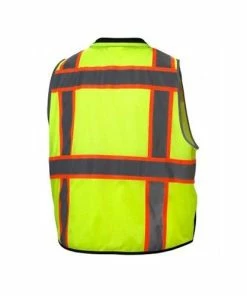 Pyramex Safety Pyramex RVZ44B Series Type R - Class 2 Hi-Vis Lime Safety Vest With Black Bottom RVZ4410B 7 Pyramex Safety Pyramex RVZ44B Series Type R - Class 2 Hi-Vis Lime Safety Vest With Black Bottom RVZ4410B -PIP Safety-shop 22765 2 qjecing8mywgj4jf
