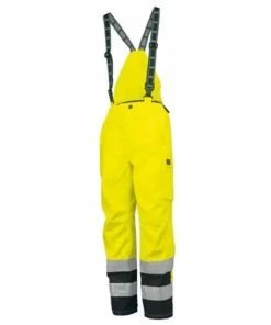 Alternative view of Helly Hansen Potsdam Pant Yellow/Charcoal Waterproof - 71489-369-OPT