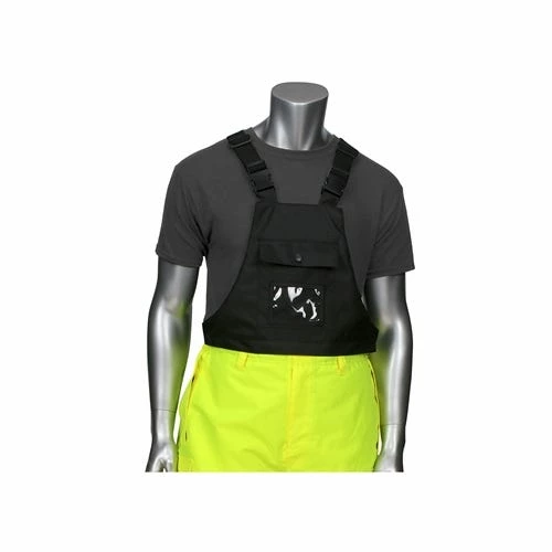 PIP Safety / West Chester PIP Safety ANSI Class E Insulated Black Trim Bib Pants W/ Removeable Bib & Suspenders PIP318-1775-LY 4 PIP Safety / West Chester PIP Safety ANSI Class E Insulated Black Trim Bib Pants W/ Removeable Bib & Suspenders PIP318-1775-LY - Image 4