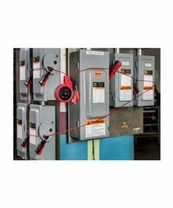 Alternative view of Masterlock Master Lock Retractable Cable Lockout Device W/ Steel Core Cable S856