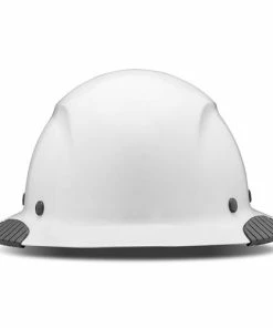 Alternative view of Lift Safety Lift DAX Fiber Resin Full Brim Hard Hat (Gloss White) HDF-15WG