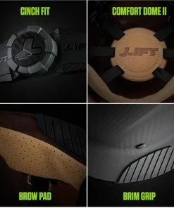 Lift Safety Lift DAX Carbon Fiber Full Brim Hard Hat (Matte Black) HDFM-17KG -PIP Safety-shop 23458 3 namqmdokfkc2ise5