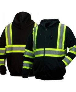 Pyramex Safety Pyramex Black Reflective Zipper Sweatshirt RSZH3411 6 Pyramex Safety Pyramex Black Reflective Zipper Sweatshirt RSZH3411 -PIP Safety-shop 23633 3 bqdcafbnl2njhwm9