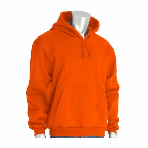 PIP Safety / West Chester PIP AR/FR Fleece Pullover Orange Hooded Sweatshirt 385-FRPH-OR 2X PIP385-FRPH-OR 1 PIP Safety / West Chester PIP AR/FR Fleece Pullover Orange Hooded Sweatshirt 385-FRPH-OR 2X PIP385-FRPH-OR