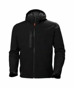 Helly Hansen Kensington Hooded Softshell Black Jacket - 74230-990-OPT