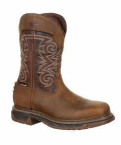 Rocky Boots Rocky Iron Skull Men's Compostie Toe Waterproof Western Work Boots RKW0249